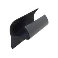 Truck Door Seal ''J'' 25MM Seal PVC co-extruded 3 meter length black 