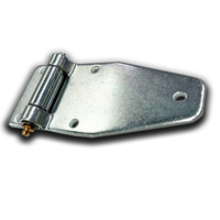 ZINC PLATED SHORT BUTT HINGE 151MMX65MM Brass grease nipple